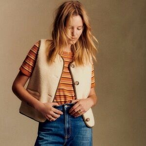 Sezane Sheepskin Vest